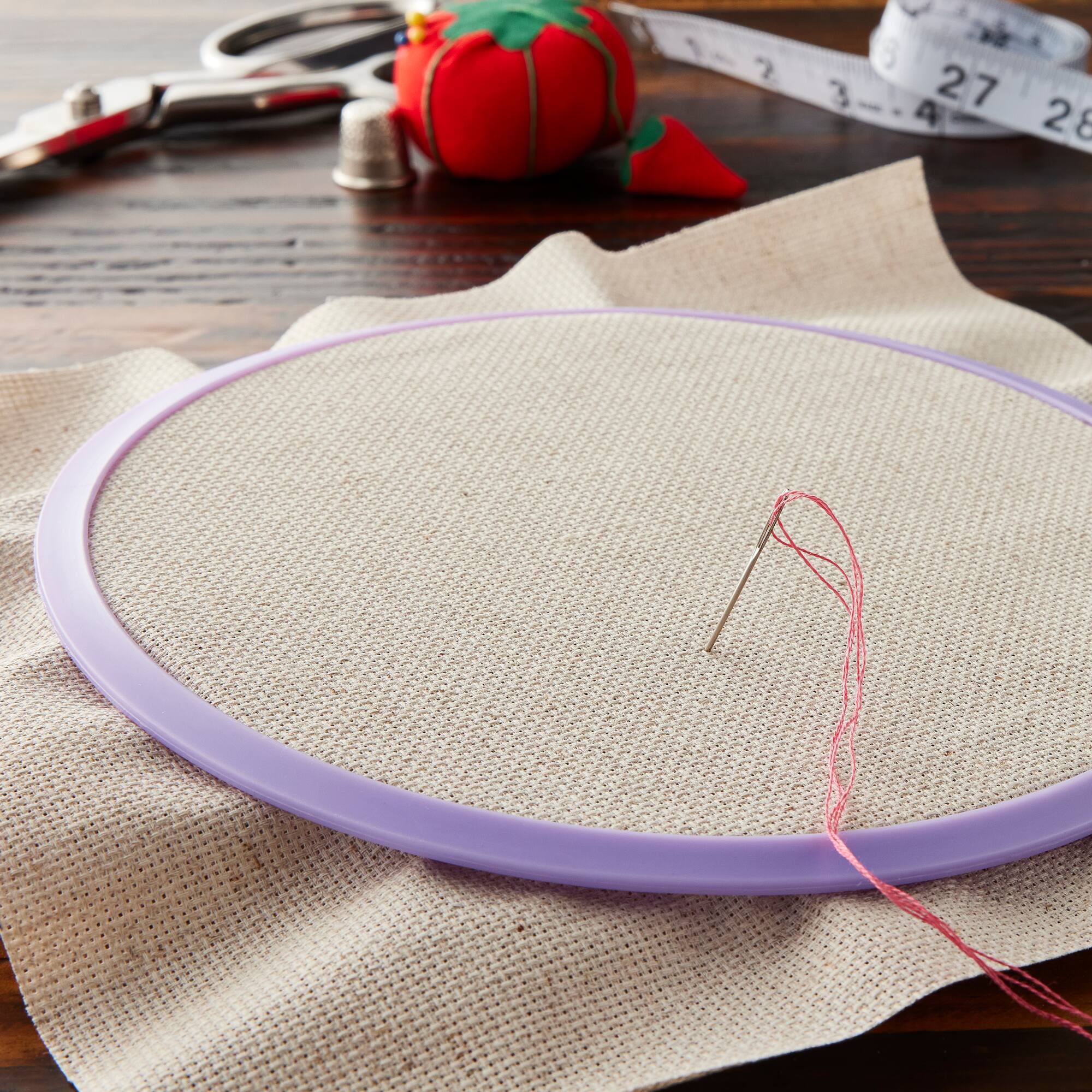 Loops & Threads™ Aida Cloth Cross Stitch Fabric, Oatmeal